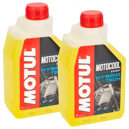 2L 2 Liter MOTUL 105914 MOTOCOOL Expert HYBRID TECH Motorrad K&uuml;hlerschutz K&uuml;hlfl&uuml;ssigkeit