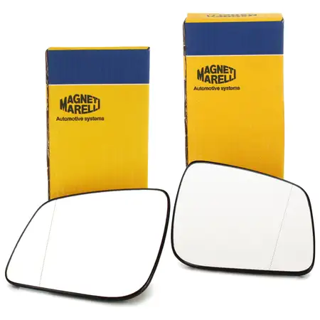 2x MAGNETI MARELLI Au&szlig;enspiegel Spiegelglas MERCEDES A-Klasse W169 B-Klasse W245