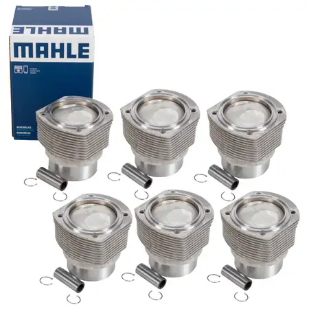 6x MAHLE 5030390 Kolben Reparatursatz PORSCHE 911 2.2 S 180 PS 09.1969-02.1972 91110391891