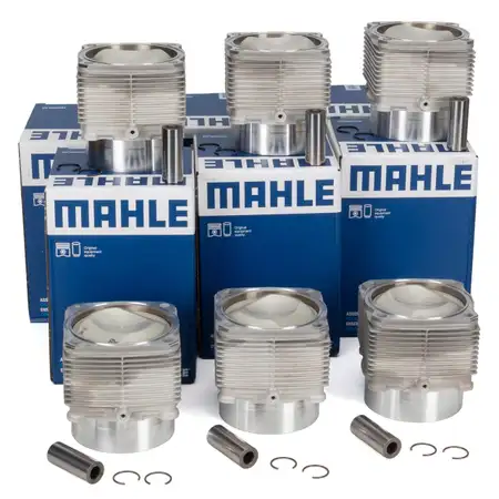 6x MAHLE 5039994 Kolben Reparatursatz PORSCHE 964 3.6 Carrera / RS 250/260 PS 96410391522