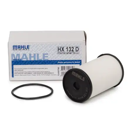 MAHLE / KNECHT HX132D Getriebefilter Satz 6-Gang DSG DQ250 f&uuml;r AUDI SEAT SKODA VW