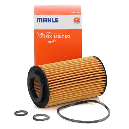 KNECHT / MAHLE OX153/7D2 &Ouml;lfilter MERCEDES W176 W246 W204 W205 W212 OM651 6511800109