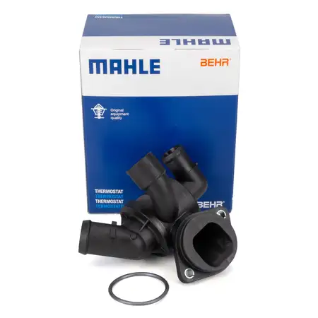 BEHR / MAHLE TI1592 Thermostat + Geh&auml;use VW Golf 6 Passat B7 Touran 1.6/2.0 TDI 03L121111S