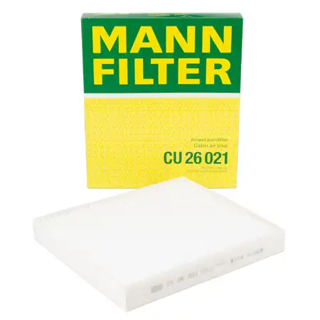 MANN CU26021 Innenraumfilter VW Polo 6 T-Cross AUDI A1 GB SEAT Ibiza 5 Arona SKODA Fabia 4