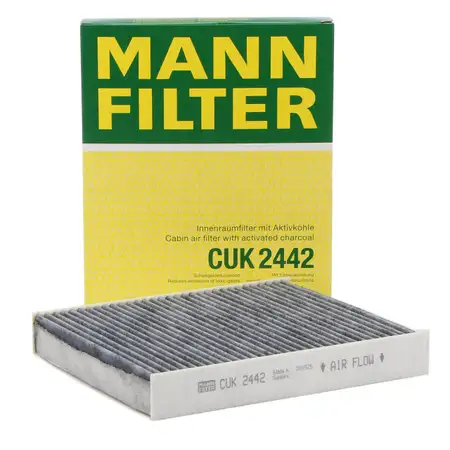 MANN CUK2442 Innenraumfilter Aktivkohlefilter OPEL Astra J Insignia A Mokka / X Zafira C