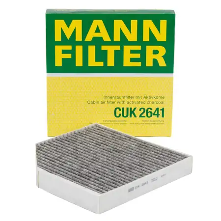 MANN CUK2641 Innenraumfilter Aktivkohle AUDI A6 (C7) A7 (4G) A8 (4H) 4H0819439