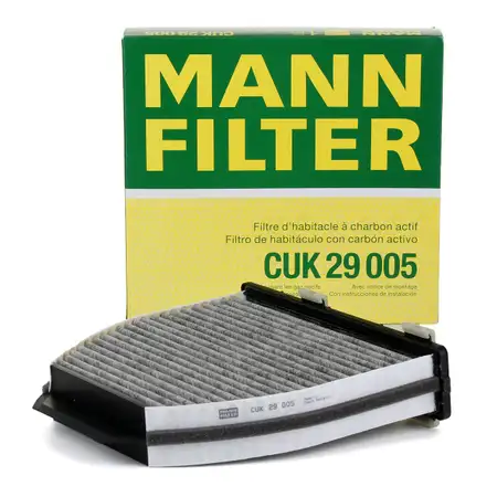 MANN CUK29005 Innenraumfilter Aktivkohle MERCEDES W204 C218 X218 W212 X204 R231 2128300318