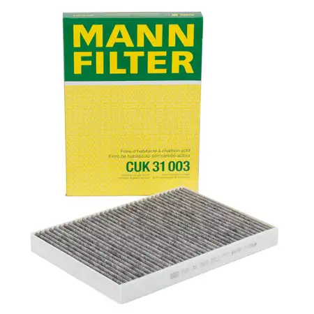 MANN CUK31003 Innenraumfilter Aktivkohle AUDI A4 A5 A6 A7 A8 Q5 Q7 Q8 Cayenne Touareg