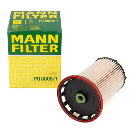 MANN PU8008/1 Kraftstofffilter VW Passat B6 B7 AUDI Q3 SEAT Alhambra 2.0 TDI 7N0127177B