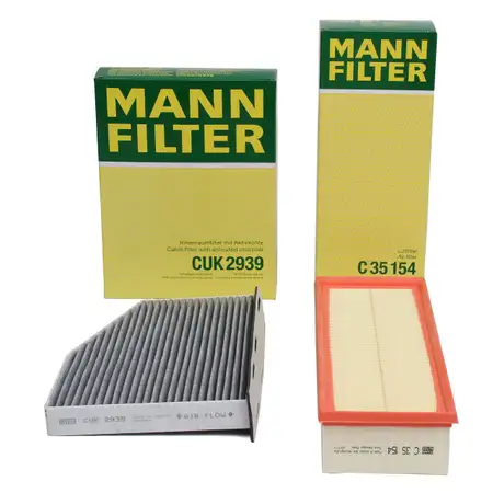 MANN Filter-Set VW Golf 5 6 Passat B6 B7 Tiguan AUDI A3 8P Q3 8U