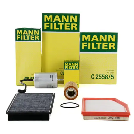 MANN Filter-Set f&uuml;r PORSCHE BOXSTER (986) 2.5 + 2.7 + S 3.2 204-266 PS