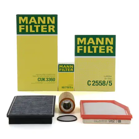 MANN Filter-Set f&uuml;r PORSCHE BOXSTER (986) 2.5 + 2.7 + S 3.2 204-266 PS