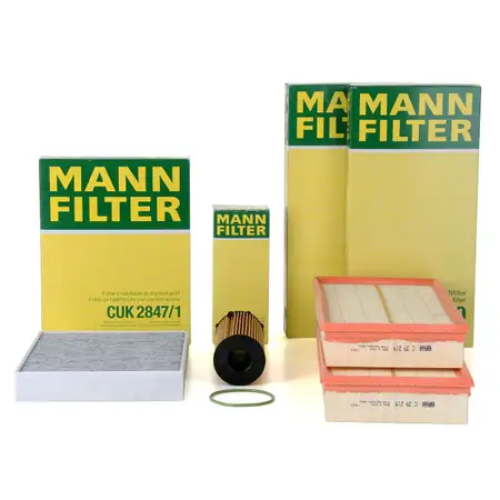 MANN Filter-Set 3-tlg PORSCHE Cayenne (92A) 4.2 S Diesel VW Touareg (7P) 4.2 V8 TDI