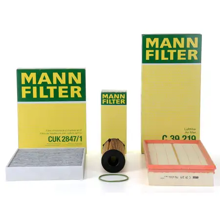 MANN Filter-Set 3-tlg PORSCHE Cayenne (92A) 3.0 Diesel VW Touareg (7P) 3.0 TDI 204-240 PS