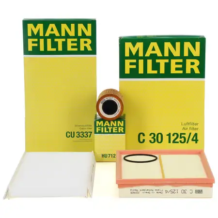 MANN Filter-Set 3-tlg OPEL Corsa C Combo Tigra B 1.3 CDTI 69/70/75 PS mit UFI-System