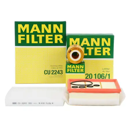 MANN Filter-Set 3-tlg OPEL Corsa D 1.7 CDTI 125/130 PS