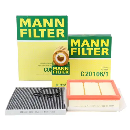 MANN Filter-Set 3-tlg OPEL Corsa D 1.7 CDTI 125/130 PS 08.2006-08.2014