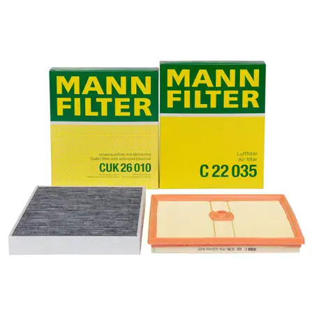 MANN Filter-Set VW Polo 5 AUDI A1 8X SEAT Ibiza 4 SKODA Fabia 3 Rapid 1.0 TSI