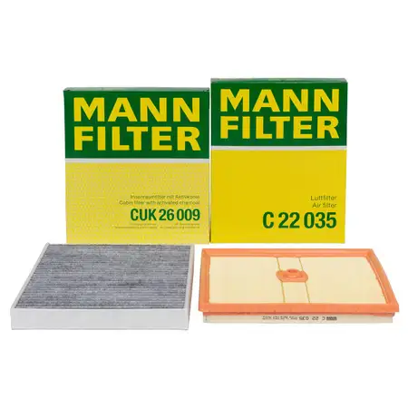 MANN Filter-Set VW Golf 7 AUDI A3 8V 8Y Q2 GA Leon Octavia 3 1.0 TSI