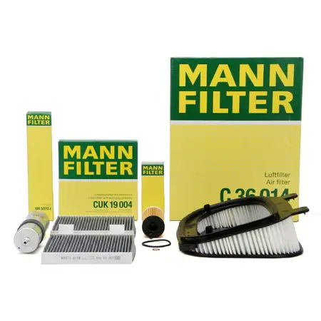 MANN Filter-Set 4-tlg BMW X3 F25 sDrive18d xDrive20d N47 xDrive30d bis 09.2011 N57