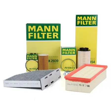 MANN Filter-Set 4-tlg VW Golf 5 AUDI A3 8P SEAT Altea Leon SKODA Octavia 2 2.0 TDI 16V