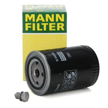 MANN W940/66 &Ouml;lfilter + Ablassschraube VW Passat 3B AUDI A4 B5 B6 B7 A6 C5 1.8 T