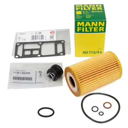 MANN &Ouml;lfilter &Ouml;lfiltergeh&auml;use Dichtungssatz Dichtsatz BMW 3er E36 E46 5er E34 Z3