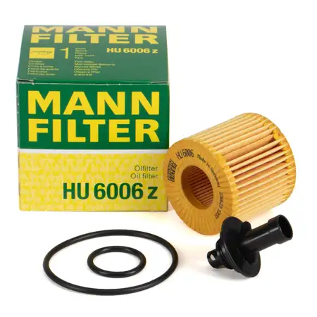 MANN HU6006Z &Ouml;lfilter TOYOTA Avensis T27 Auris Corolla E15 E18 Verso S P12 Yaris P9 P13