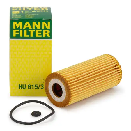 MANN HU615/3X &Ouml;lfilter Motor&ouml;lfilter MERCEDES W168 W169 W245 VANEO OM640 OM668 6401800109