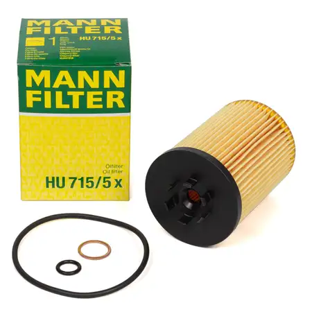 MANN HU715/5x &Ouml;lfilter BMW 5er E60 E61 545i 6er E63 645Ci X5 E53 4.4i 4.8 is 7er E65 N62