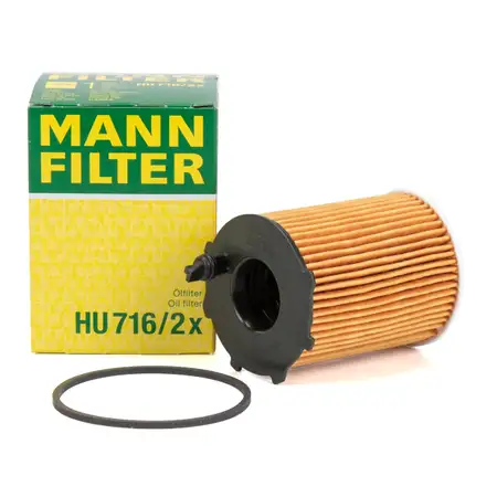 MANN HU716/2X &Ouml;lfilter FORD Fiesta Focus Mondeo CITROEN C3 C4 PEUGEOT 307 308 1.4-1.6D