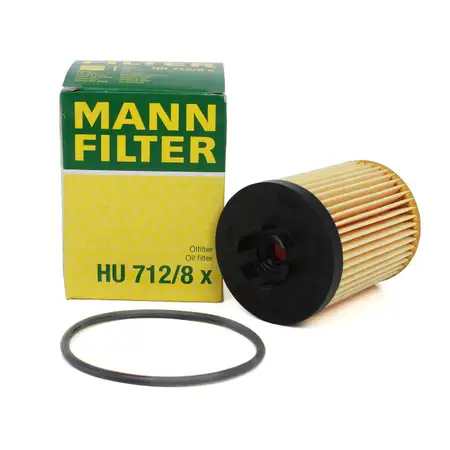 MANN HU712/8x &Ouml;lfilter OPEL Agila A Astra G H Corsa B C Meriva A Suzuki Wagon R