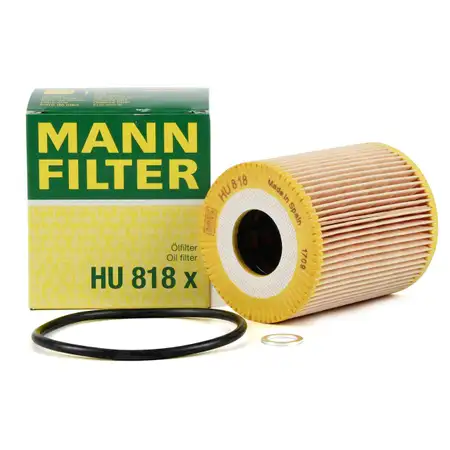 MANN HU818x &Ouml;lfilter BMW 3er E46 330d 5er E39 525d 530d 7er E38 730d X5 E53 3.0d