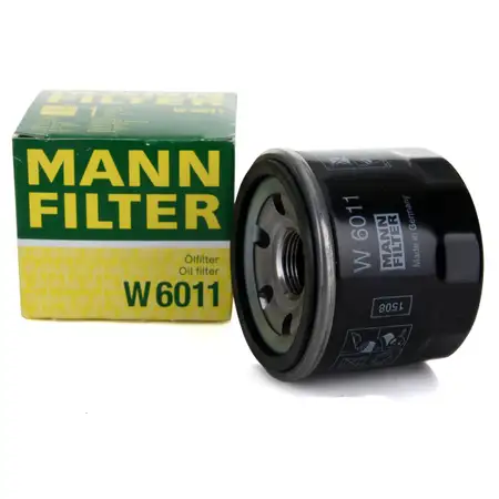 MANN W6011 &Ouml;lfilter SMART ForTwo (451 453) 1.0 / Turbo / Brabus 61-120 PS 1321800110