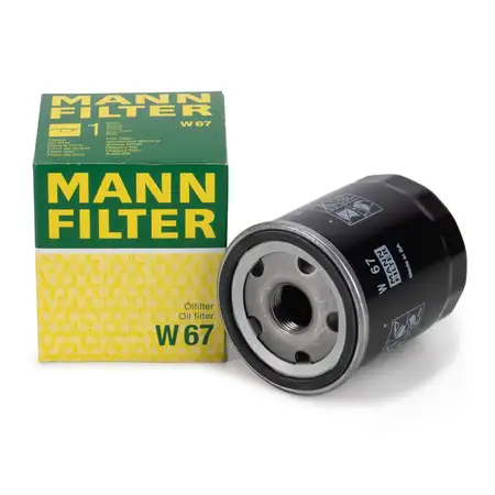 MANN W67 &Ouml;lfilter Motor&ouml;lfilter SMART ForFour 454 MITSUBISHI Colt 4 Lancer 8 1.1-1.5