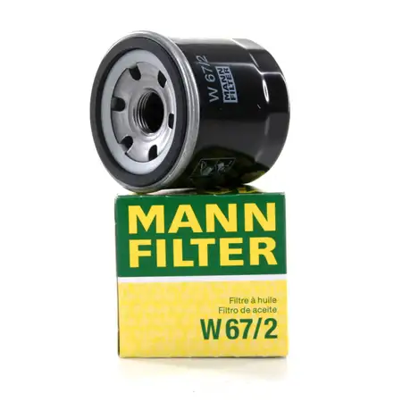 MANN W67/2 &Ouml;lfilter CHEVROLET DAEWOO DAIHATSU NISSAN OPEL Agila B 1.0 1.2 SUZUKI