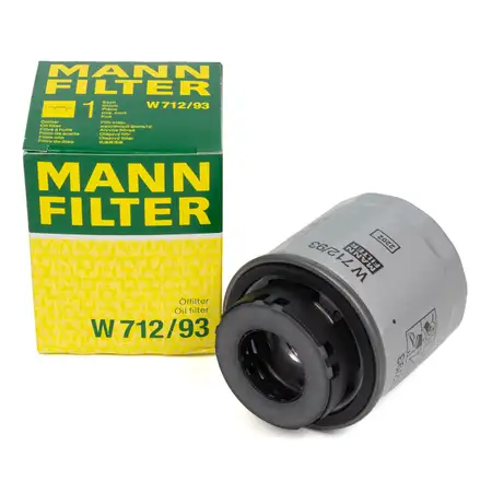 MANN W712/93 &Ouml;lfilter VW Golf 5 6 Passat B6 AUDI A3 8P SEAT Leon Ibiza 4 SKODA 1.2/1.4 TSI