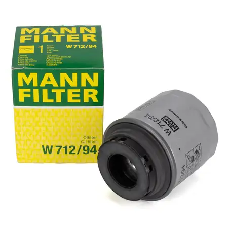 MANN W712/94 &Ouml;lfilter VW Golf Passat Touran AUDI SEAT SKODA 1.2 1.4 TSI TFSI 03C115561H