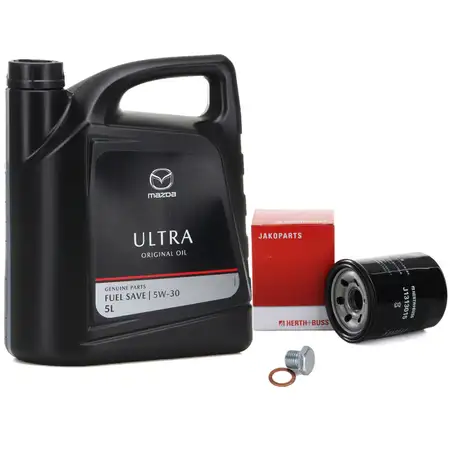 5L 5 Liter ORIGINAL Motor&ouml;l &Ouml;L ULTRA 5W30 + H+B &Ouml;lfilter MAZDA 626 929 MX-6 1.6-2.2