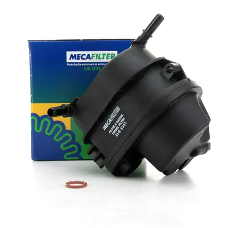 MECAFILTER Kraftstofffilter Dieselfilter f&uuml;r Ford Fiesta Citroen C2 Peugeot 206