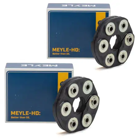 2x MEYLE 0141523114HD VERST&Auml;RKT Gelenkscheibe MERCEDES W201 W202 W203 W124 W210 W126