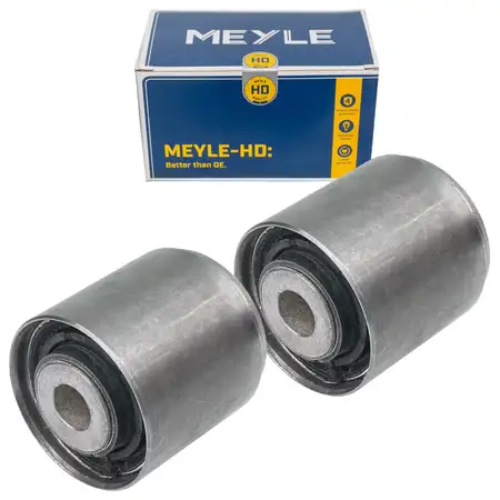 2x MEYLE HD VERST&Auml;RKT Querlenkerlager BMW E60 E61 E63 E64 X5 E53 Hinterachse hinten unten