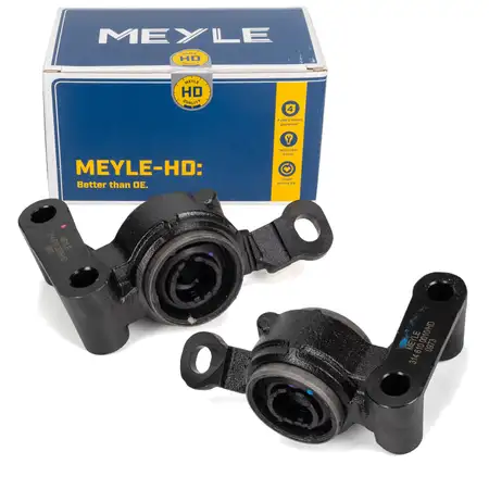 2x MEYLE HD VERST&Auml;RKT Querlenkerlager + Halter MINI R56 R55 R57 R58 R59 vorne