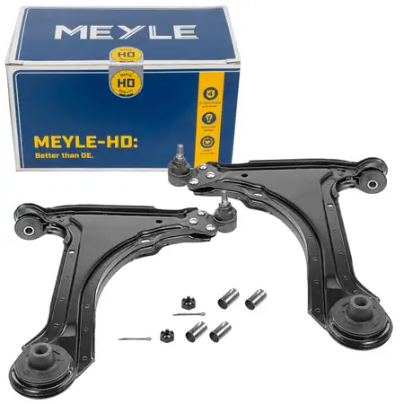 2x MEYLE HD VERST&Auml;RKT Querlenker + Traggelenk OPEL Astra F Calibra A Vectra A vorne