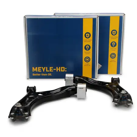 2x MEYLE HD VERST&Auml;RKT Querlenker + Traggelenk AUDI A3 8P VW GOLF 5 6 Touran vorne