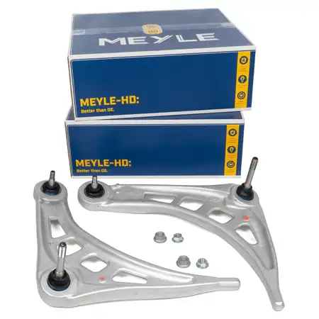 2x MEYLE HD VERST&Auml;RKT Querlenker + Traggelenk BMW 3er E46 Z4 E85 E86 vorne links + rechts