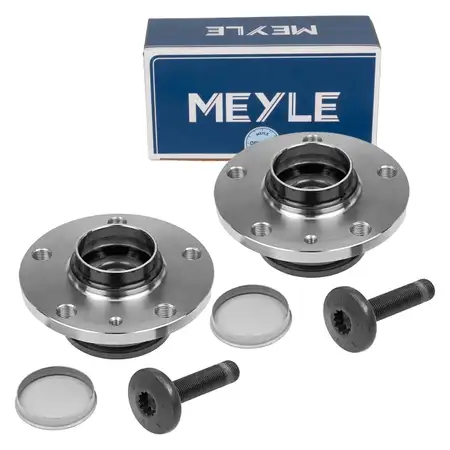 2x MEYLE 1007500001 Radnabe VW Golf 5 6 7 A3 8P 8V Q2 Altea Leon Octavia 3 vorne / hinten