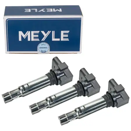 3x MEYLE 1008850040 Z&uuml;ndspule VW Polo 4 5 SEAT Ibiza 3 4 SKODA Fabia 1 2 Roomster 1.2