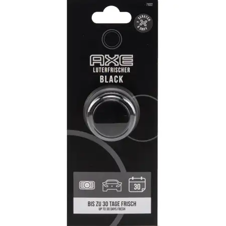 AXE Mini Vent Lufterfrischer Autoduft Innenraumduft Duftspender BLACK 20g