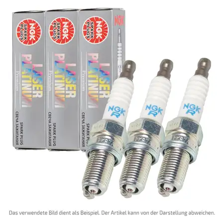 3x NGK 95463 PKER7A8EGS LASER PLATINUM Z&uuml;ndkerze VW Golf 7 Polo 5 6 Up 1.0 TSI 04E905602